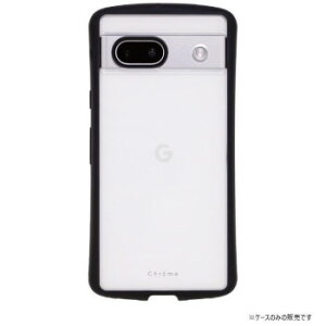 Chrome-CLEAR GooglePixel8a��p�w�ʌ^�P�[�X �u���b�N GP8a-CHC02