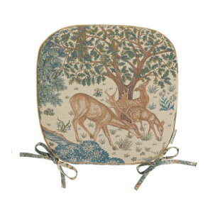�쓇�D���Z���R�� Morris Design Studio �U�E�u���b�N �_�C�j���O�V�[�g�N�b�V���� 45×43cm LN1749 BE �x�[�W��