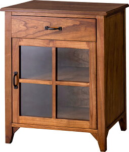 ティンバー ミニキャビネット キャビネット ミンディ材 天然木 アンティーク スリム 省スペース 小さめ 黒アイアン 収納 引き出し付き おしゃれ 模様替え ブラウン