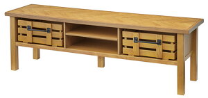クーパス TVボード ローボード テレビ台 AVボード リビング収納 天然木 モダン 北欧風 カフェ風 幅150cm 可動棚 完成品 省スペース 低め設計 耐荷重50kg ナチュラル