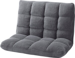 もこもこワイドリクライナー 座椅子 フロアチェア リクライニング ハイバック モコモコ コンパクト かわいい おしゃれ 一人暮らし ボリューム ウレタン ふかふか リクライナーソファ もっ