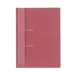 コクヨ ファスナーファイル(レポート) PP表紙 A4タテ 2穴 100枚収容 ピンク フ-P160P 1セット(20冊)