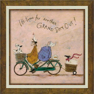 ユーパワー サム・トフト Gel加工 アートフレーム Mサイズ 「グランド デイ アウト」