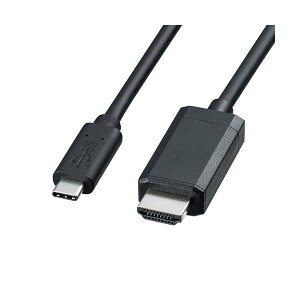 �T�����T�v���C TypeC-HDMI�ϊ��P�[�u���i4K�^60Hz�Ή��j �u���b�N 2m KC-ALCHD20K 1�{