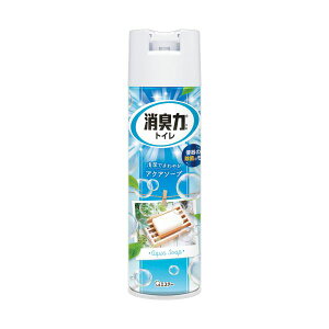 (まとめ) エステートイレの消臭力スプレー アクアソープ 365mL 1セット(3本) 【×5セット】