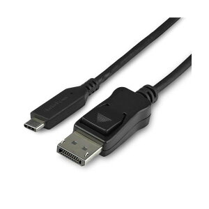 StarTech.com USB TypeC-DisplayPort 1.4ϊP[u 1m ubN CDP2DP141MB1{