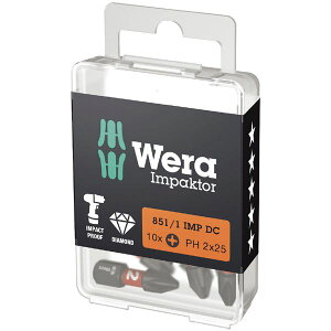 WERA F 10 6.35mm _ChR[eBO vXhCo[rbg nTCY#2 S25mm 057616 H c[