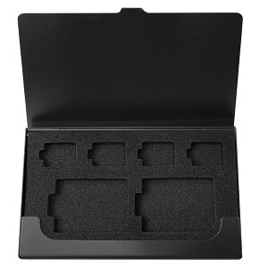 (まとめ)Digio2 メモリーカードケース SD/2枚+microSD/4枚 MCC-2202BK ブラック【×3セット】