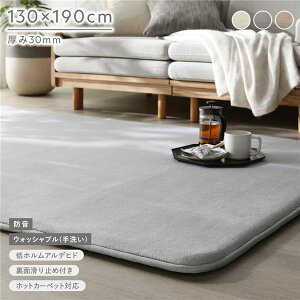 �������� �h�� ���O ��130×190cm ���C�g�O���[ �E���^�� �t�����l�� ����~�߉��H �Y���ɂ��� ���OK �􂦂� �E�H�b�V���u�� �z�b�g�J�[�y�b�g ���g�[�� �E���^��30mm�� ��v �I�[���V�[�Y�� 