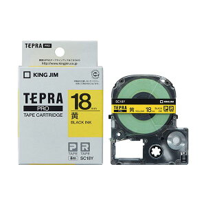 KING JIM(�L���O�W��) �e�v��PRO�e�[�v 18mm �� KJ-SC18Y