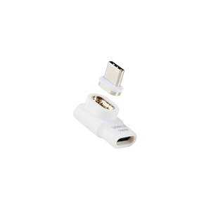 �G���R�� �s�^�b�ƃ}�O�l�b�g�A�_�v�^�[ USB-C�|�[�g - USB-C�v���O L�� �z���C�g MPA-CMAADLWH