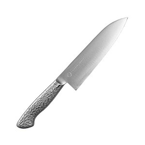 よこやま 燕熟の技 オールステンレス三徳包丁 全長31.4cm・刃渡り18cm EJRK-2000