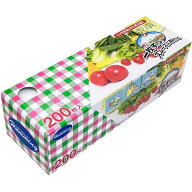 〔5個セット〕 BOX ポリ袋 食品保存袋 約23×34cm 200枚入 エンボス加工 ハミングパック キッチン用品 台…