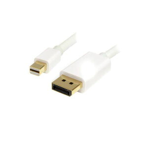 StarTech.com Mini DisplayPortϊP[u 4K 1m ~jfBXvC|[g-fBXvC|[gIX^IX zCg MDP2DPMM1MW 1{