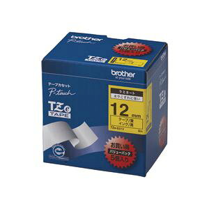 �u���U�[ BROTHER �s�[�^�b�` TZe�e�[�v ���~�l�[�g�e�[�v 12mm ��/������ �Ɩ��p�p�b�N TZE-631V 1�p�b�N(5��)