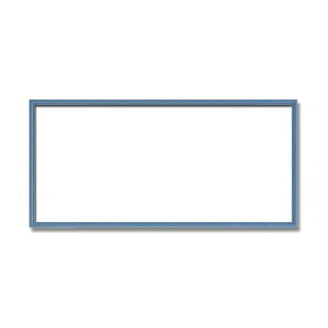 〔 長方形額 〕 木製額 カラー長方形額 600×300mm ブルー 縦横兼用額 カラー4色展開 額 額縁 フレーム