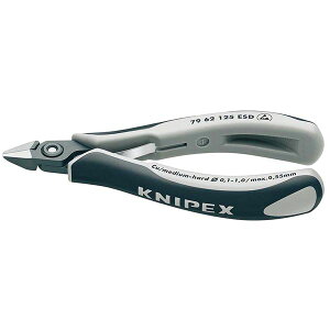 KNIPEX クニペックス 7962-125ESD エレクトロニクスニッパー 工具 ツール DIY 作業工具 道具 ニッパー