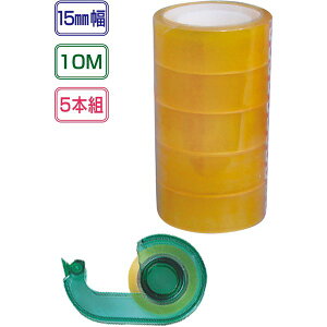 169�~�j�N���A�S���e�[�v�i15mm×10m�E5P�j �y12�Z�b�g�z 32-169