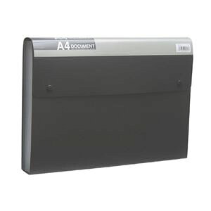 (まとめ) キングジム ドキュメントファイル(エコノミータイプ) PP表紙 A4 13ポケット 黒 2274 1冊 【×10セット】