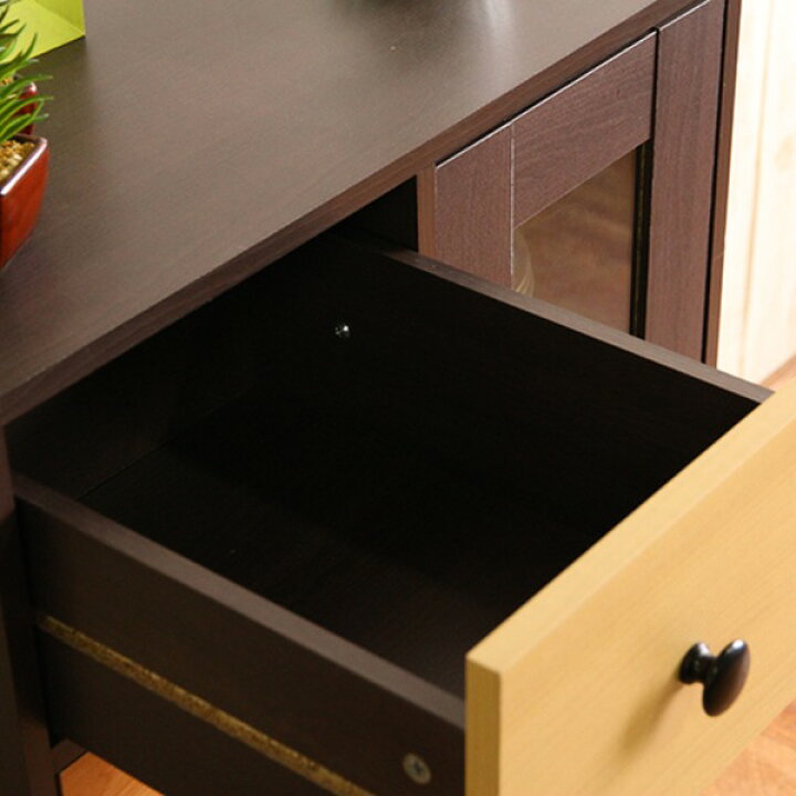楽天市場】キャビネット 収納棚 幅59cm カラフル 引き出し4杯 木製 脚  