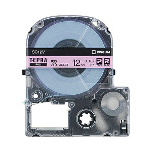 �i�܂Ƃ߁j �L���O�W�� �e�v�� PRO �e�[�v�J�[�g���b�W �p�X�e�� 12mm ���^������ SC12V 1�� �y×5�Z�b�g�z