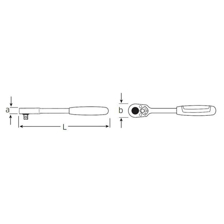 Stahlwille(スタビレー) 515 (1/2SQ)ラチェットハンドル (515-2K) 中古 