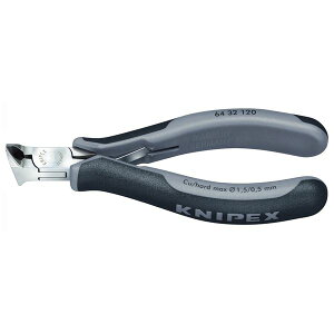 KNIPEX クニペックス 6432-120ESD エレクトロニクス エンドカッティングニッパー 工具 ツール DIY 作業工具 道具 ニッパー