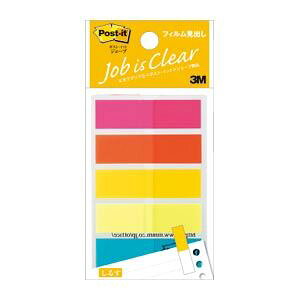 (まとめ) 住友スリーエム ポストイット(R) ジョーブ フィルム見出し 688NEH 混色5色 1個入 【×10セット】