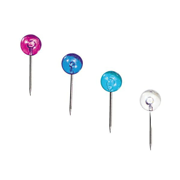 マップピン ミツヤ 画鋲/ピン 【通販モノタロウ】 （まとめ）ミツヤ ツレテッテ マップピン頭径Φ6mm 針長10mm 10色アソート TM-8-AS 1セット(350本：70本×5ケ