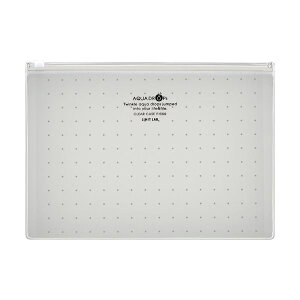 (まとめ)リヒトラブ AQUA DROPsクリヤーケース A5ヨコ 乳白 F-5302-1 1枚【×20セット】