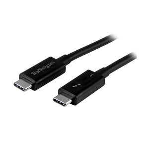 �i�܂Ƃ߁jStarTech.com 0.5m Thunderbolt 3 �i40Gbps�j USB-C �P�[�u�� TBLT34MM50CM 1�� �y×3�Z�b�g�z