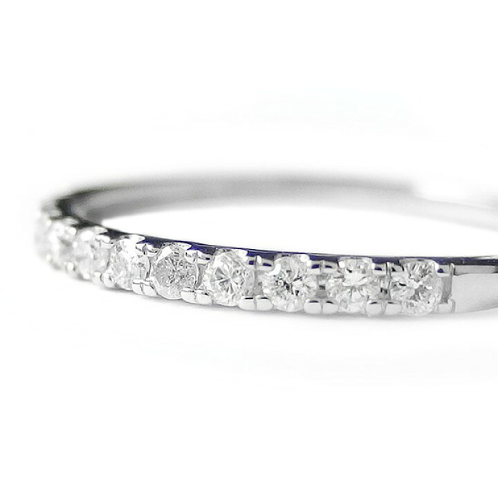 楽天市場】ダイヤモンド リング ハーフエタニティ 0.15ct 13号 