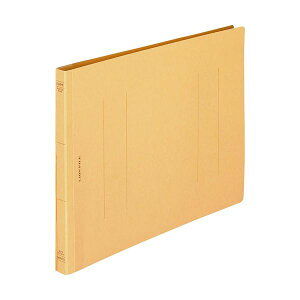 (まとめ) ライオン事務器 フラットファイル(環境) 樹脂押え具 A4ヨコ 150枚収容 背幅18mm 黄 A-517KA4E 1セット(10冊) 【×10セット】