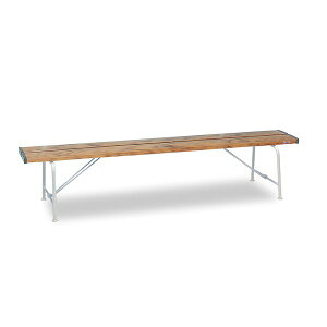 ベンチ 背なし 1800 木調 W1805×D477×H370mm テラモト