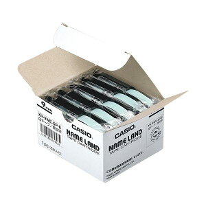 (�܂Ƃ߁j�J�V�I CASIO �l�[�������h NAME LAND �X�^���_�[�h�e�[�v 9mm×8m ��/������ XR-9WE-5P-E 1�p�b�N(5��)�y×3�Z�b�g�z