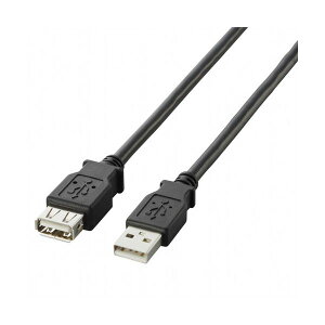 (�܂Ƃ�) �G���R�� USB2.0�����P�[�u��(A)�I�X-(A)���X �u���b�N 2.0m U2C-E20BK 1�{ �y×10�Z�b�g�z
