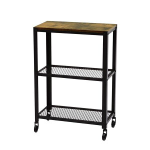 �r���e�[�W�� ���[���b�N/���[�I �y3�i ��60×���s30×����87.5cm�z �X�`�[���t���[�� �L���X�^�[�t�� �g���i�y����s�z