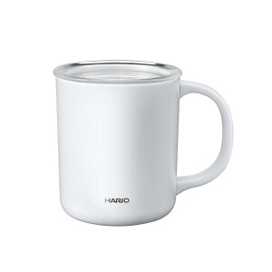 HARIO(�n���I) �Z���~�b�N�R�[�e�B���O �^���d�ۉ��}�O �z���C�g 350ml �t�^�t�� CMG-350-W