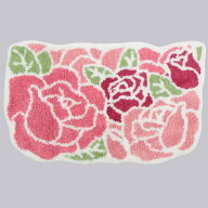 薔薇マット 50×80
