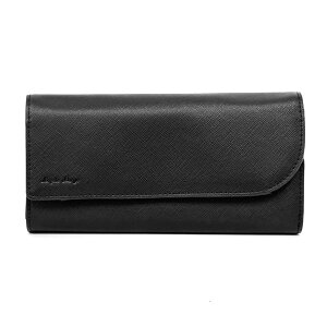 [���K�[�g�����S] �����z Curve-shape Wallet LJ-W0083 BK