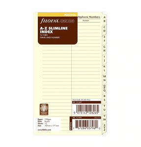 t@Ct@bNX VXe蒠 tB oCuTCY tB A-Z Slim CfbNX RbgN[ O db Filofax 6 131689 TCY