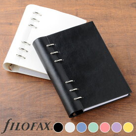 ファイロファックス システム手帳 クリップブック バイブルサイズ Filofax 合皮素材 聖書サイズ 6穴 リング径25mm Clipbook メンズ レディース