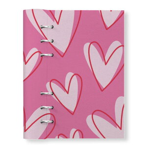 ファイロファックス システム手帳 クリップブック ラブ バイブルサイズ Filofax Clipbook Love 合皮素材 聖書サイズ 6穴 リング径25mm