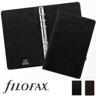 ファイロファックス システム手帳 ヘリテージ バイブルサイズ 6穴 リング径15mm バッファローレザー 年号…