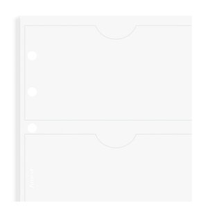 ファイロファックス システム手帳 リフィル A4 サイズ ビジネスカードホルダー 4穴 filofax 293616