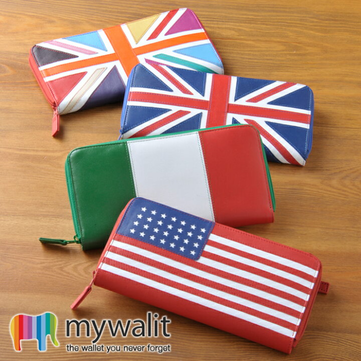 楽天市場】mywalit マイウォリット ラウンドジッパーウォレット 長財布 