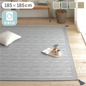 ���O �}�b�g ��185×185cm �l�C�r�[ �􂦂� ����@�Ή� �E�H�b�V���u�� ��100�� �C���h�� �z���� �z���� ����~�ߕt�� �܂肽���ݎ��[�� �z�b�g�J�[�y�b�g�Ή� ���g�[�Ή� �y�� �E���^���N�b�V