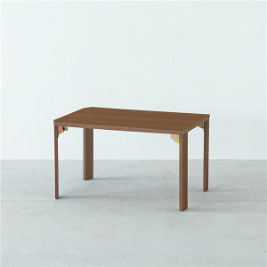 ライフテーブル60(ブラウン/茶)【幅60cm】 机 ローテーブル ミニテーブル 木目 座卓 折りたたみ リビングテーブル 折れ脚 小さい センターテーブル スリム 子供部屋 勉強机 完成商品 NK-360