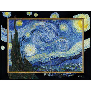 ユーパワー ビッグアートフレーム 〜名画LLシリーズ〜 ゴッホ「星月夜」