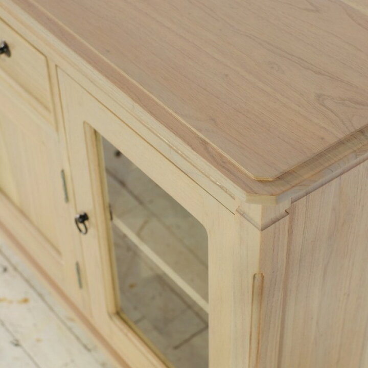 楽天市場】ロー キャビネット 120×40×80cm 木製 ミンディ 無垢材 